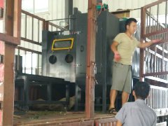 濰坊市壽光區(qū)兩臺輪胎模具噴砂機(jī)今天即將出廠發(fā)貨